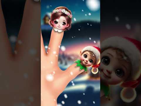 🎄Christmas Finger Family – Fun Holiday Song for Kids 🎶#shorts #christmassongs