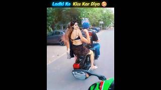 Ladki Ko Kiss Kar Diya 💋😂 Crazy Police Without Helmet | Chalan Kato | Super Bike Zx10r