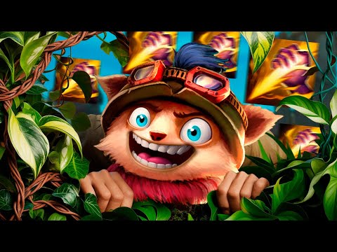 TEEMO JUNGLA 1vs9 contra un EQUIPO de CURACIONES INFINITAS😱