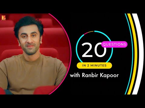 20 Questions in 2 minutes with Ranbir Kapoor | Shamshera | Sanjay Dutt, Vaani Kapoor, Karan Malhotra