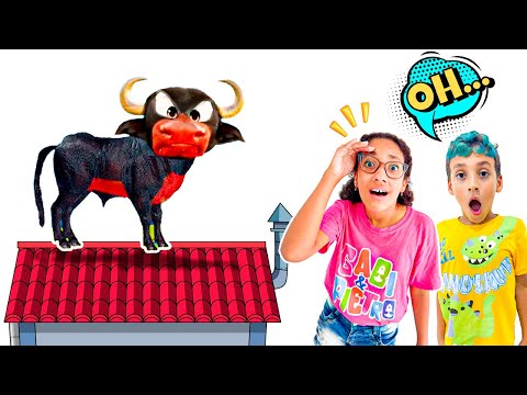 O Boi da Cara Preta subiu no Telhado. E agora? - Gabi e Pietro