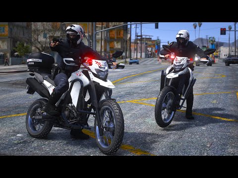 ROCAM em PERSEGUIÇÃO a MOTO ROUBADA! | GTA 5 POLICIAL