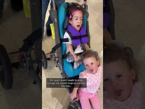 The pain of bringing home an empty wheelchair bc our daughter passed while on vacation is unbearable