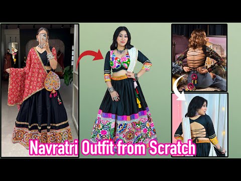 Navratri Outfit from Scratch | Dream Outfit 🥹😍 | Anishka Khantwaal |