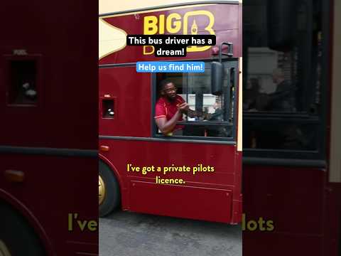 This Bus Driver Has A Dream! (But We Lost Him 😢)