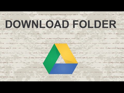 google drive how to download all files
