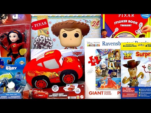 Pixar Characters Toy Collection Unboxing Review ASMR