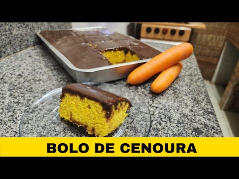 BOLO DE CENOURA PERFEITO | COM COBERTURA DE ACHOCOLATADO