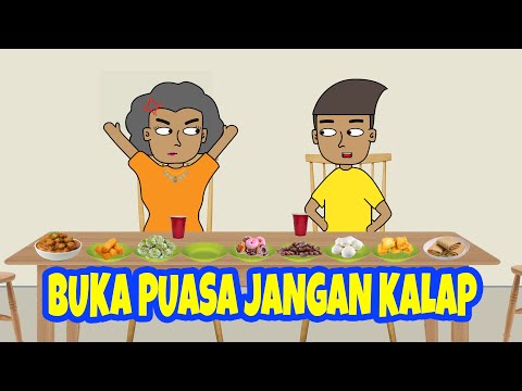 BUKA PUASA JANGAN KALAP - Animasi Lucu