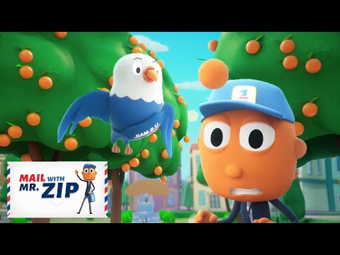 BONK! Look Out for the Oranges! 🍊| 30 MINUTES of @MailWithMrZIP Fun Mailman Cartoons for Kids