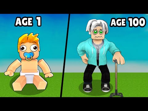 ROBLOX BUT EVERY SECOND YOU GET OLDER ✨✨