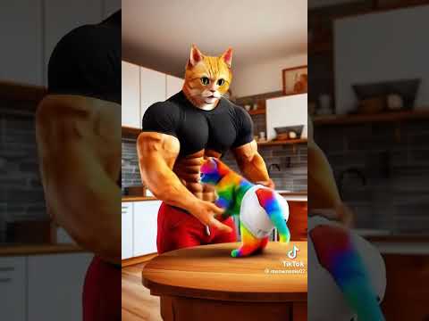 Orange cats transformation #viralshort #cat #meow #funny #ai #fyp