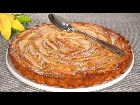 Der berühmte 4 Esslöffel Apfelkuchen, der in ihrem Mund schmilzt! Einfach und lecker