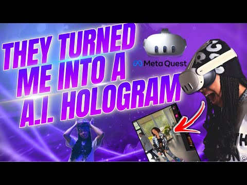 How to Become an Hologram on @MetaQuestVR ! 🤖✨