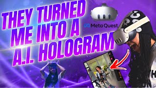 How to Become an Hologram on @MetaQuestVR ! 🤖✨