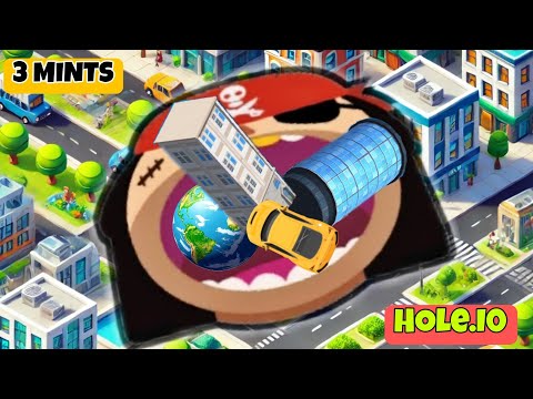 Swallowed Entire City In 3 Mints 😱🔥 | Hole.io |