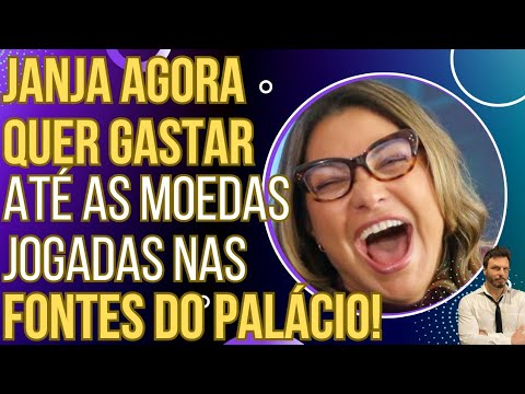 FUNDO DO POÇO: Janja agora quer gastar até as moedas jogadas nas fontes do Palácio!