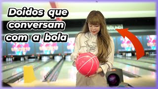 Jogando boliche no Japão! Primeira vez dos meninos no boliche 😍