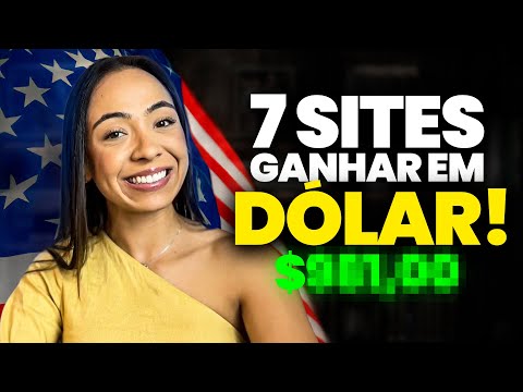 7 sites para GANHAR EM DÓLAR trabalhando DE CASA mesmo sendo INICIANTE | Fran Lima