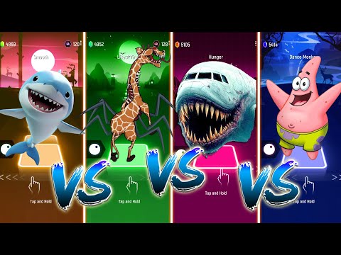 Zoochosis vs The Infected Sky vs SpongeBob vs Baby Shark | Tiles Hop  #tileshop