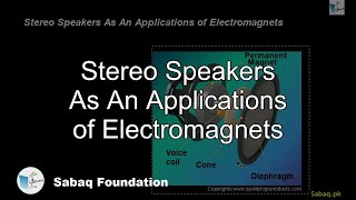 Stereo Speakers As An Applications of Electromagnets