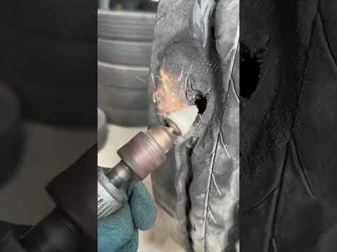 Truck Puncture Tire Repair!