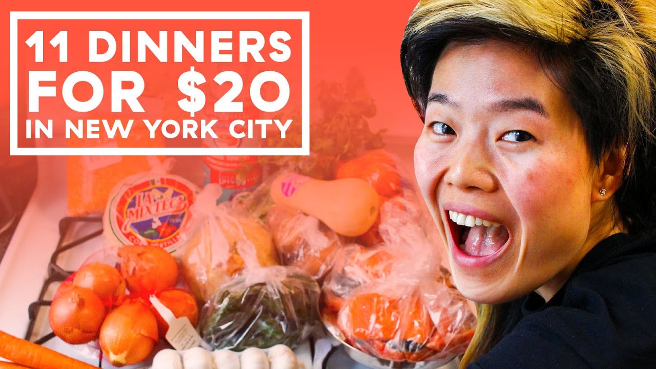 I Made 11 Dinners For Two People On A -20 Budget (In NYC)