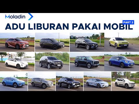 Ada Mobil Listrik Yang Sampai Bali! Total Ada 14 Mobil Terbaru di MoLibur 2024| Part 2 | Moladin