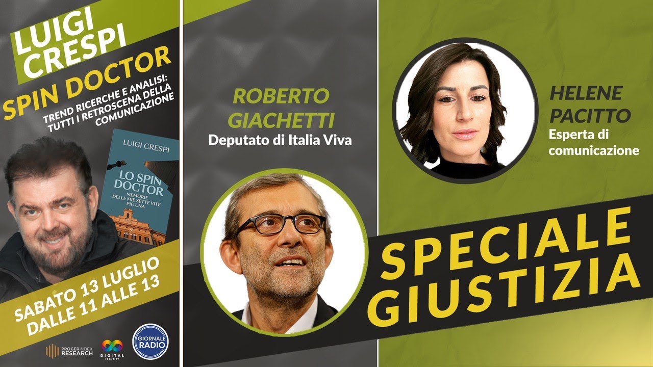 Spin Doctor | Luigi Crespi, Lucia Lo Palo, Fabio Carosi - Conversazione con ROBERTO GIACHETTI