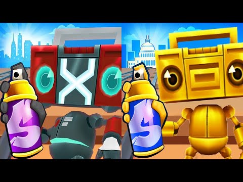 Subway Surfers Washington D.C. Boombot Unlocked Champ Paris Board vs Spacebot / Roll & Race Gameplay