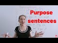 Purpose Sentences and Negative Forms