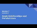 Exploring Angle Relationships with Parallel Lines