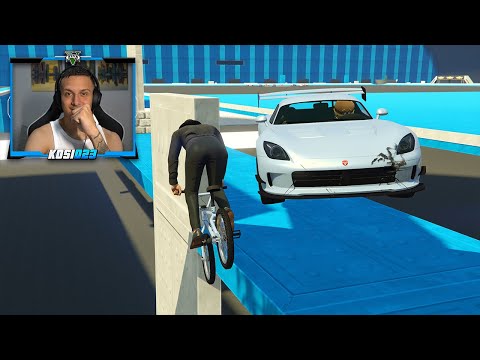 CORRE O TE ATROPELLO!! - CAMINO MEGA LARGO!! - MINIJUEGO (GTA V ONLINE) - Kosi023