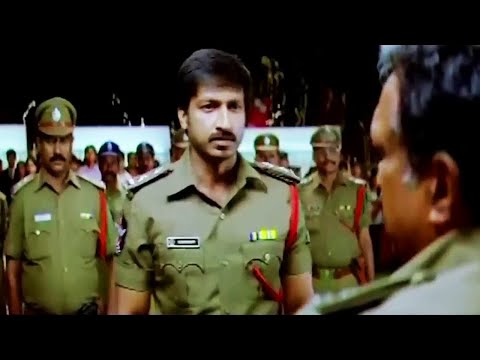 அதிகாரியை பார்த்த சல்யூட் அடிக்கனும்னு தெரியாத | Salam Police Movie | Tamil Movie Action Scenes