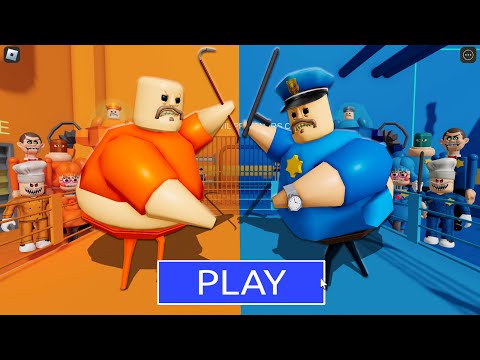 BARRY PRISONERS TEAM VS BARRY COPS TEAM Y in BARRY'S PRISON RUN! New Scary Obby (#Roblox)