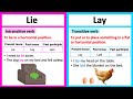 Understanding the Verbs 'Lie' and 'Lay'