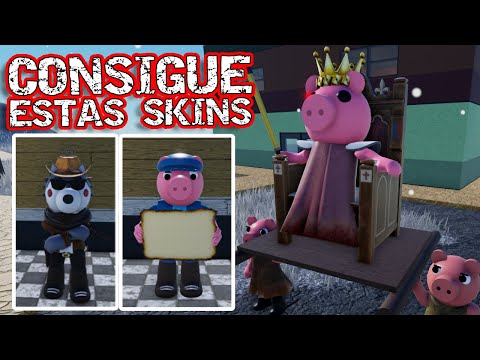 COMO TENER la SKIN del REY (PIGGY) 😨 PIGGY: Skins Reanimated ROBLOX #roblox #piggy #update