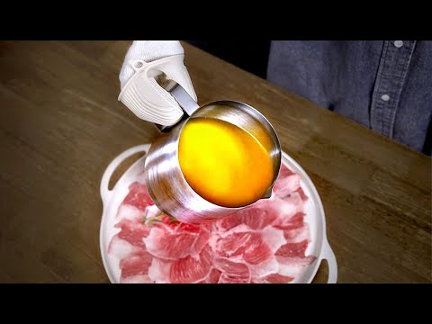 250도 뜨거운 차돌버터로 육회 싸먹기