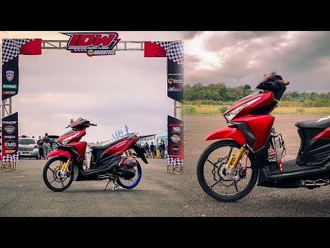 Podium 1 & 2 Kelas Matic Sunmori 200cc 402M | Indonesia Drag Wars 2022