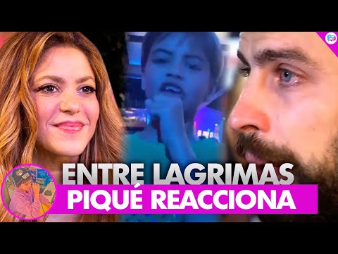 Esta fue la reacción de Piqué al escuchar la canción de Milán. Hijo de Shakira Humilla a Pique.