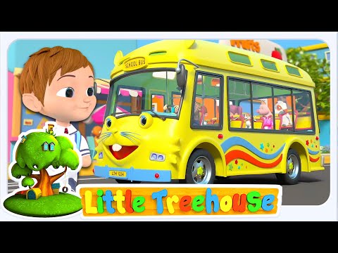 Ruote Sull'Autobus Canzone Animata per I Bambini Dell'Asilo e Più Video - Littletreehouse