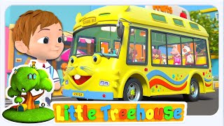 Ruote Sull'Autobus Canzone Animata per I Bambini Dell'Asilo e Più Video - Littletreehouse
