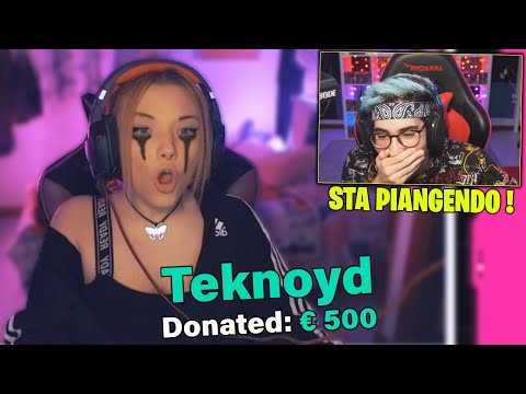 DONO 500 € a KAAAT durante la STREAMING e FINISCE IN LACRIME