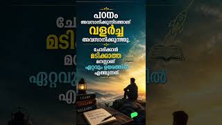 📚 പഠനം അവസാനിക്കുന്നിടത്താണ് വളർച്ച അവസാനിക്കുന്നത്.