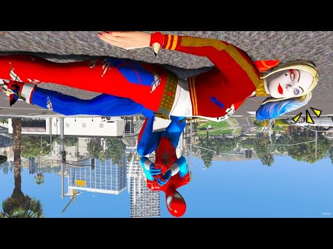 SPIDER GIRL DERROTOU A ARLEQUINA no GTA 5