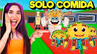 De $0 a $1 TRILLÓN SOLO con BRAINROTS de COMIDA en Steal a Brainrot Roblox !!