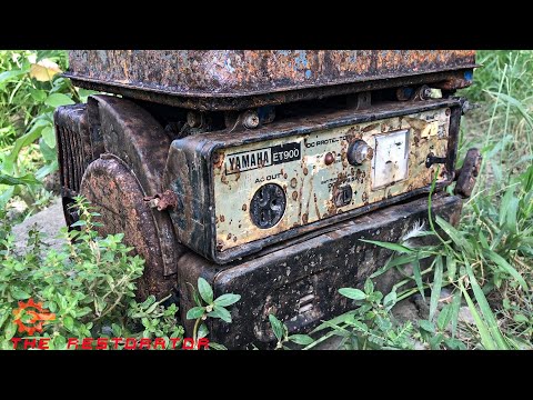 Restoration YAMAHA Generator ET900 | Restore Generator Antique 2 Stroke