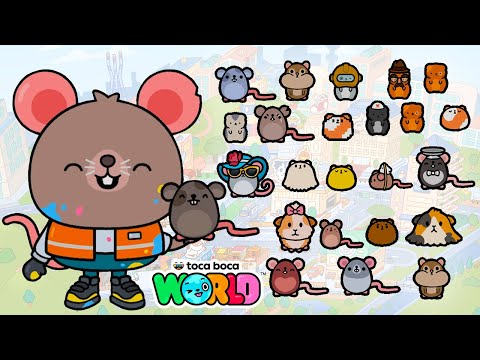 🐭 ALL the MOUSES and HAMSTERS in TOCA BOCA WORLD 🐹