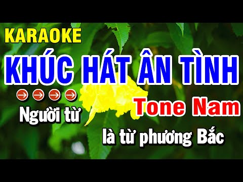 Karaoke Khúc Hát Ân Tình Nhạc Sống Tone Nam Cha Cha ( Dm ) Huỳnh Anh