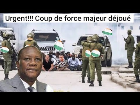Coup de force majeur déjoué a Abidjan La chute de Ouattara confirmé L'armée passe a l'action